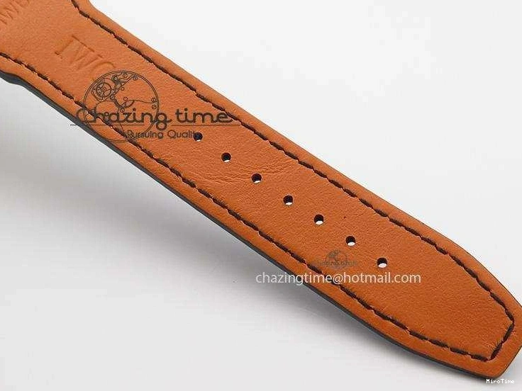 MIROTIME 0313 Mark XVIII IW327001 V6F Best Edition Black Dial On Black Leather Strap A Tailored 7307